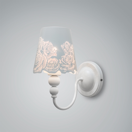 Fiona Rose White Wall Lamp